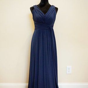 Navy Blue Formal Gown by Sangria
